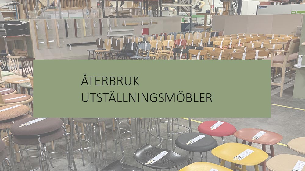 Återbruk Utställningsmöbler Karl Andersson Söner