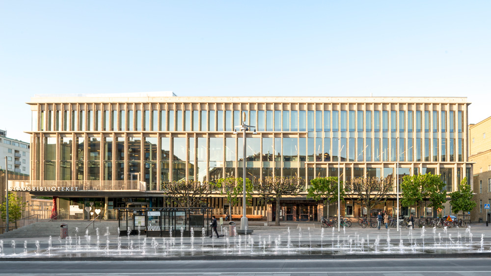 Ridå, Broschyrställ, Göteborg Stadsbibliotek, Karl Andersson & Söner