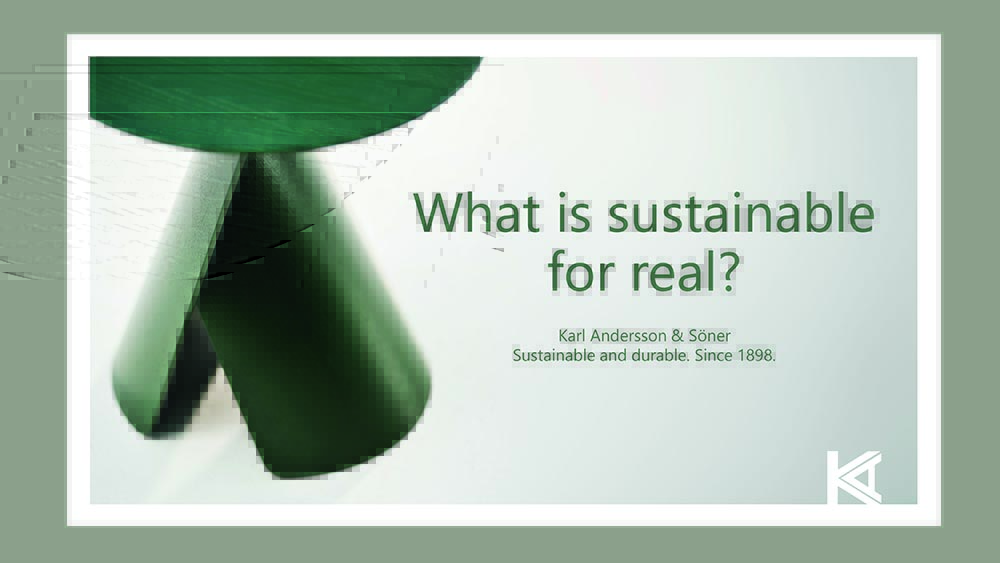 Stustainiblity Karl Andersson Söner