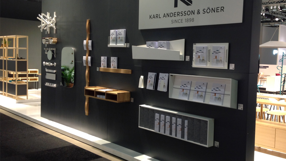 Magazine shelves, coat hangers, Karl Andersson & Söner