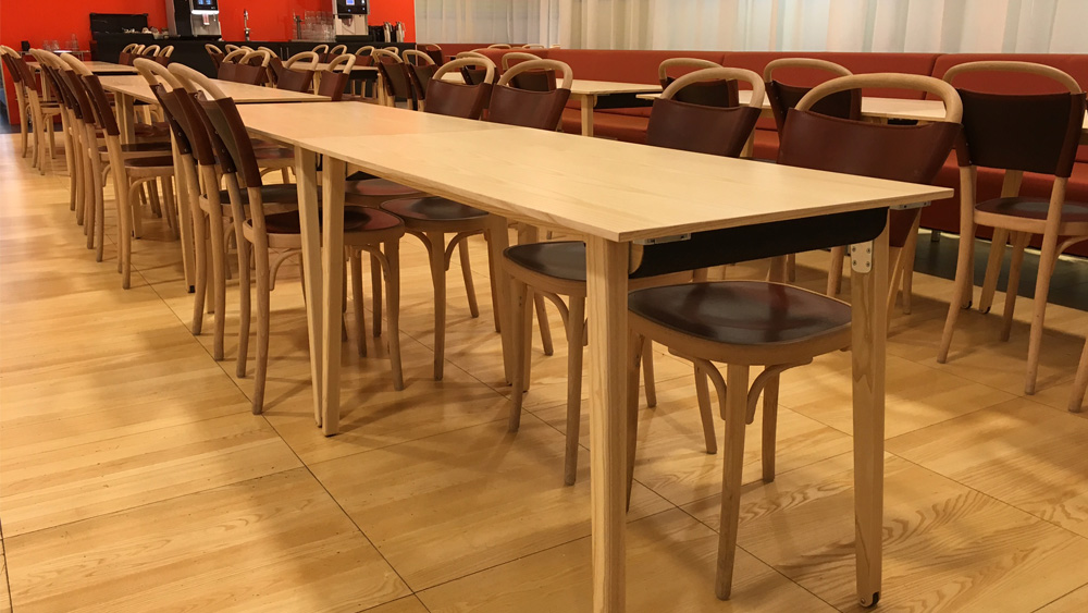Postkodlotteriet, Press, folding table, Karl Andersson & Söner