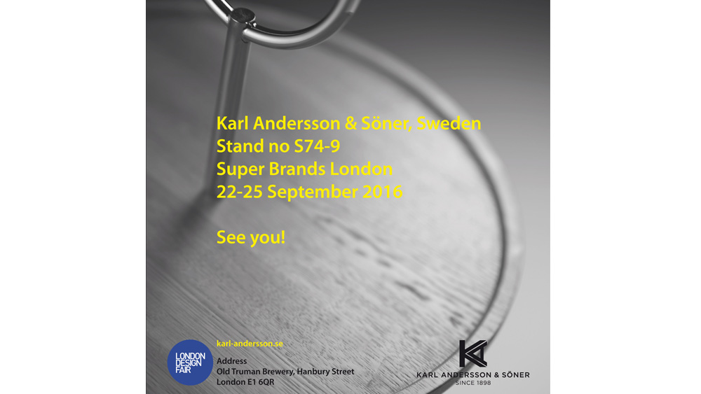 London Design Fair 2016 Karl Andersson & Söner