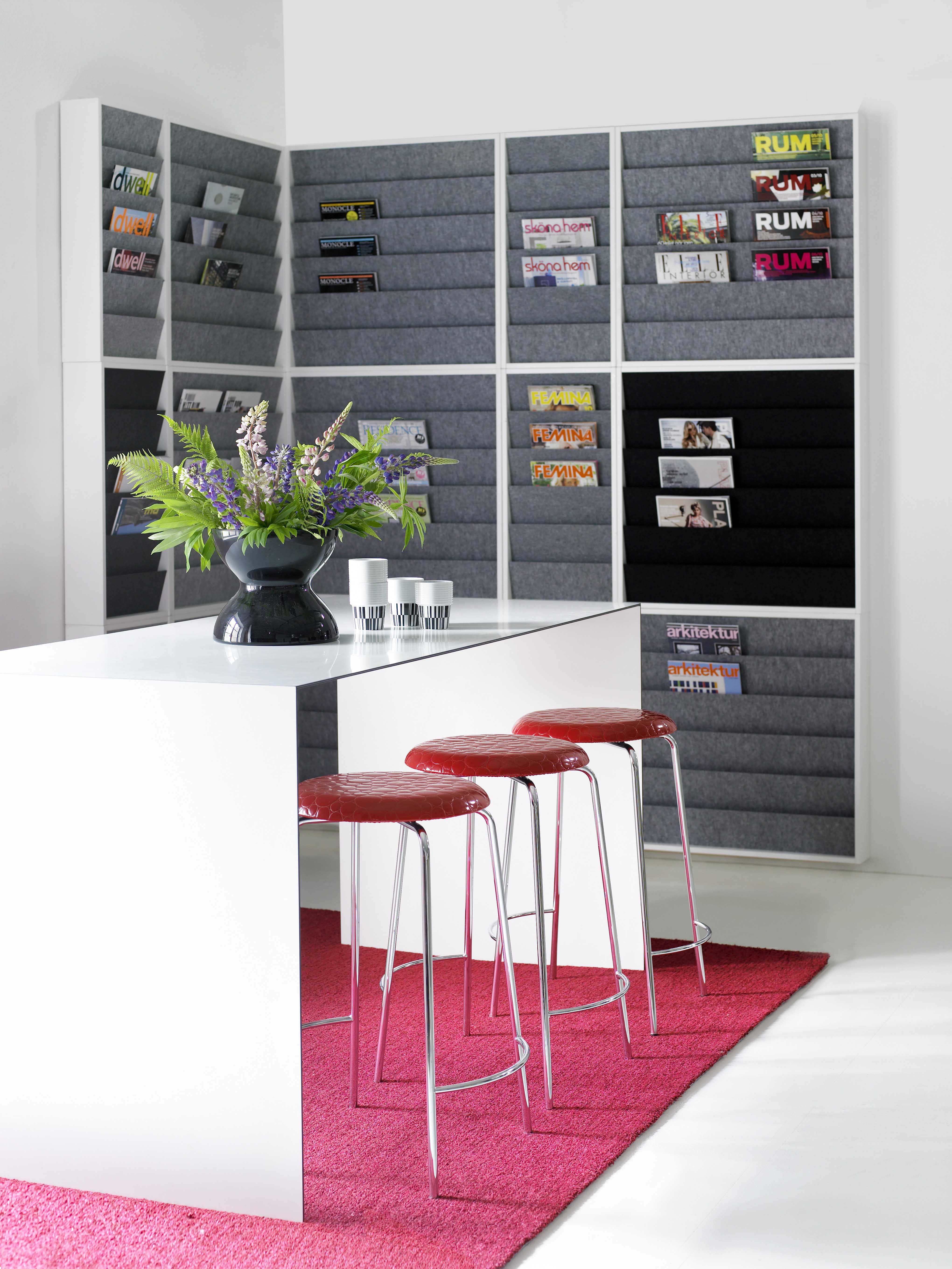 Ridå  Magazine Shelf Thinner table Pastillo Stool Karl Andersson Söner