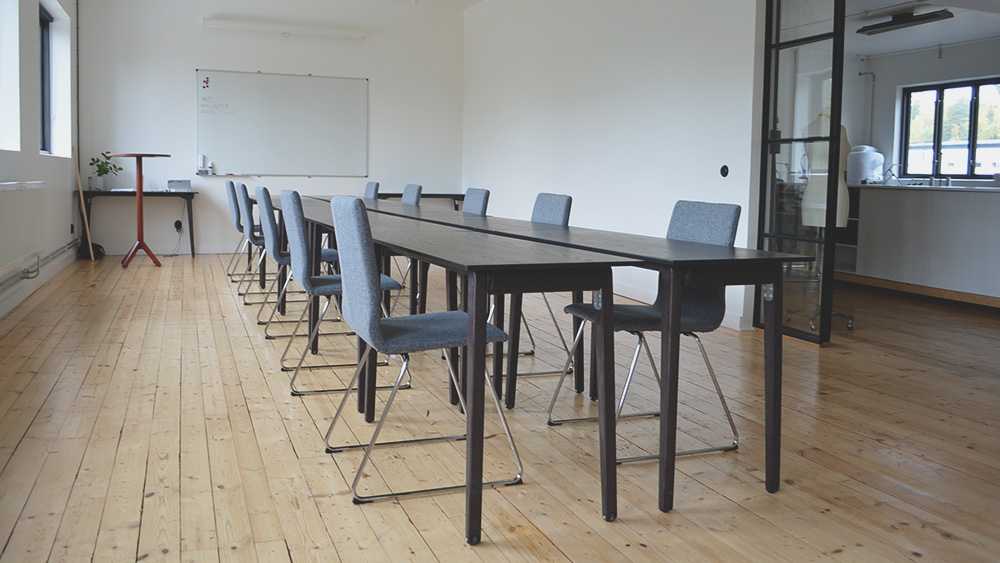 Press folding table, Locus pedestal table, Karl Andersson Söner