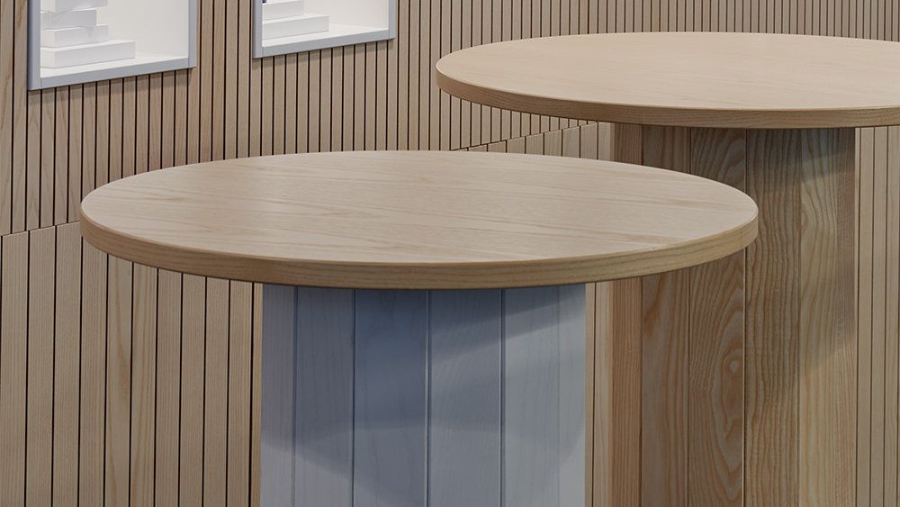 Beiersdorf Cap pedestal table Karl Andersson Söner