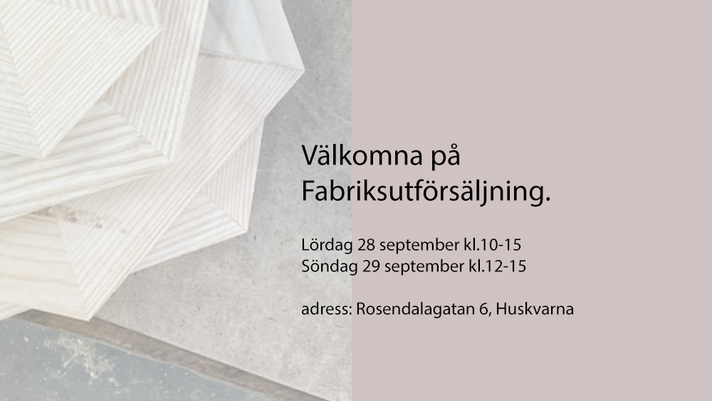 Fabriksförsäljning Karl Andersson Söner