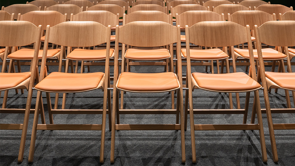 Spårvagnsmuseet Press folding table Colo Chair folding chair Karl Andersson Söner