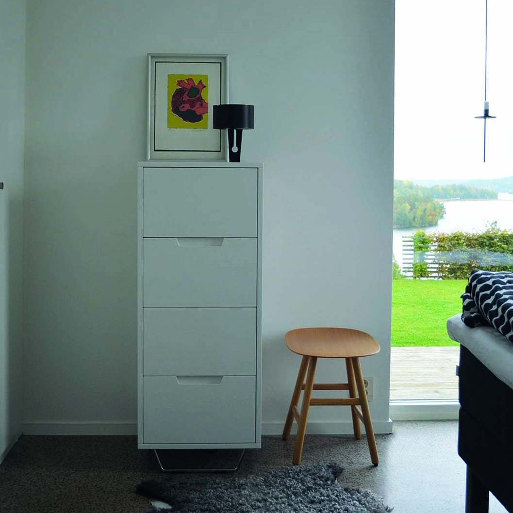 May chest of drawers Shell stool Karl Andersson Söner