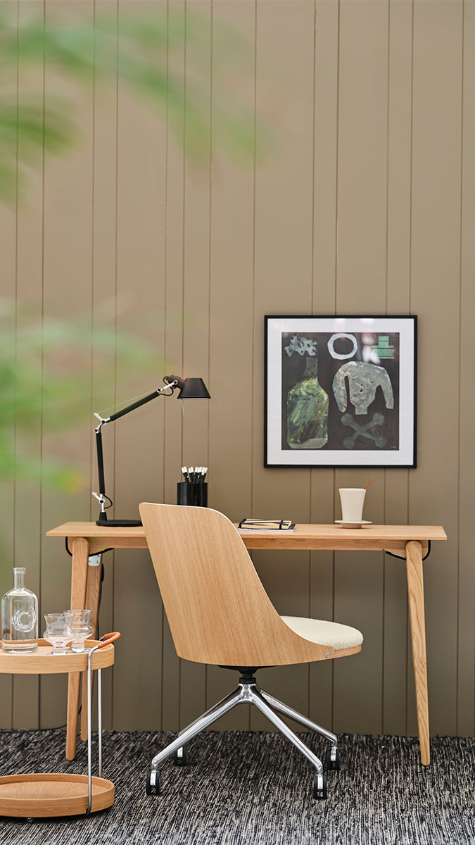 Press folding table Conference chair Trayo side table Karl Andersson Söner