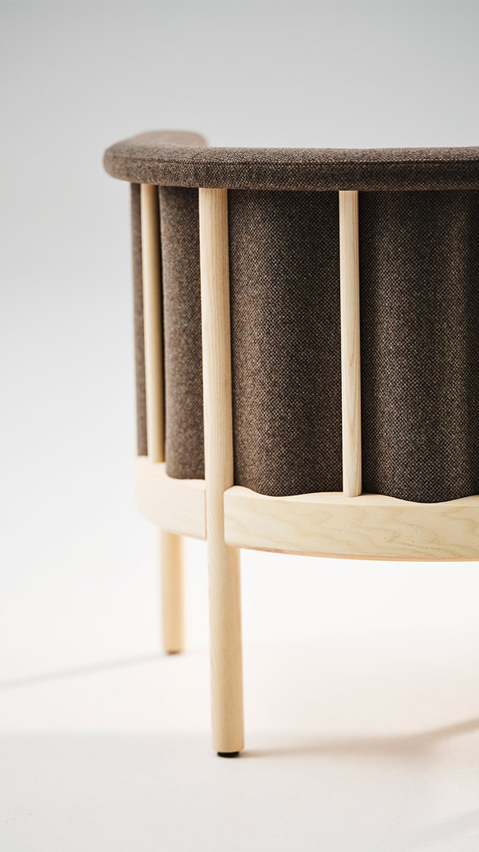 Ondulé Club easy chair Karl Andersson Söner