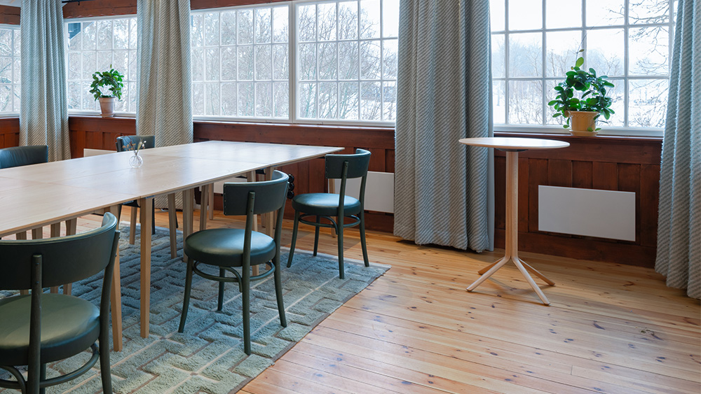 Marholmen hotel conference folding table Press folding pedestal table Peel Karl Andersson Söner