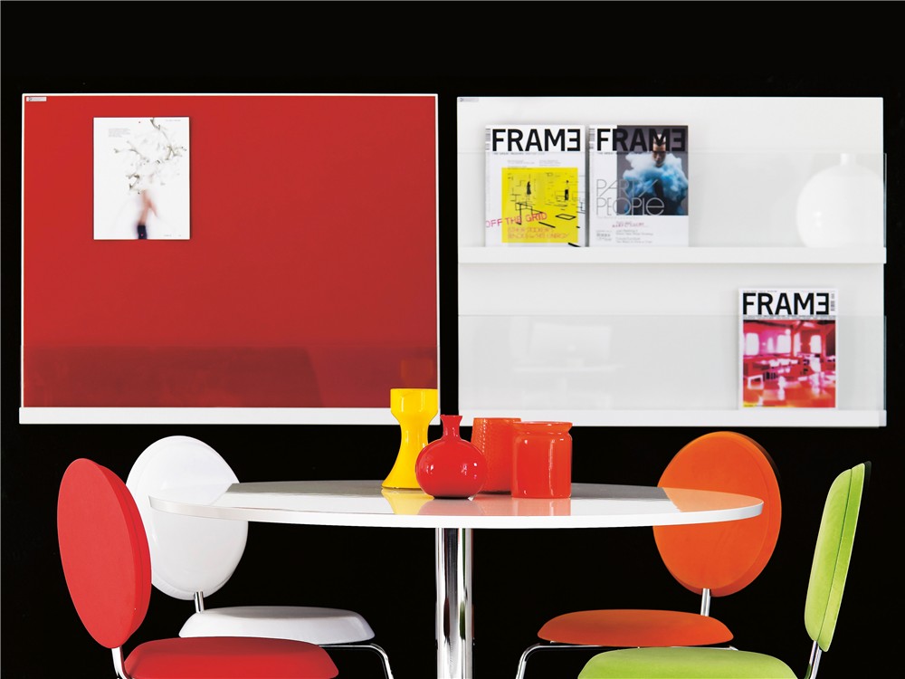 Front, Magazine display, Pinboard, Writing board, Glassboard, Whiteboard, Display system, Karl Andersson Söner