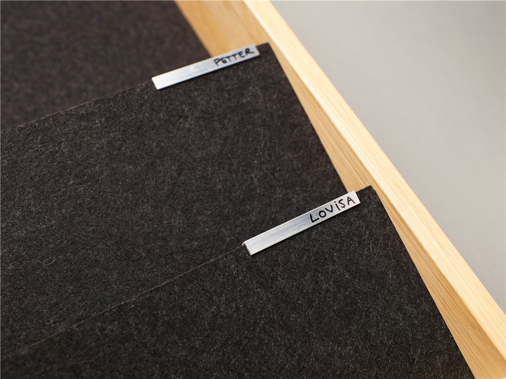 Ridå, Magazine display, Glass board, Whiteboard, Pinboard, Wall mounted, Display system, Karl Andersson Söner