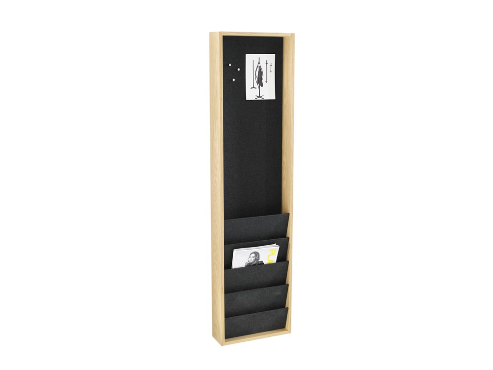Ridå, Magazine display, Glass board, Whiteboard, Pinboard, Wall mounted, Display system, Karl Andersson Söner