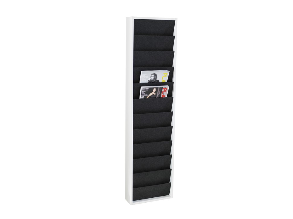 Ridå, Magazine display, Glass board, Whiteboard, Pinboard, Wall mounted, Display system, Karl Andersson Söner