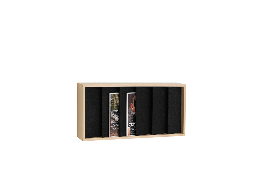 Ridå, Magazine display, Glass board, Whiteboard, Pinboard, Wall mounted, Display system, Karl Andersson Söner
