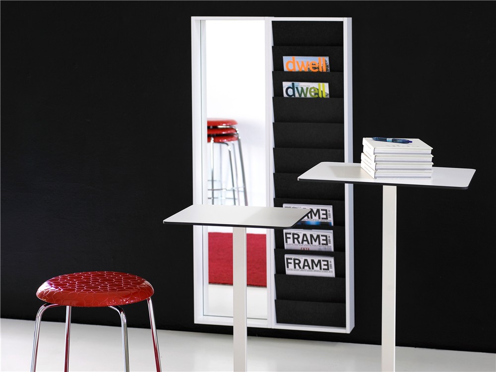 Ridå, Magazine display, Glass board, Whiteboard, Pinboard, Wall mounted, Display system, Karl Andersson Söner