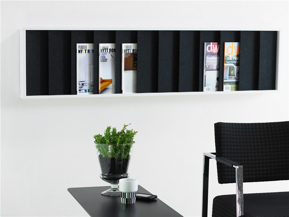 Ridå, Magazine display, Glass board, Whiteboard, Pinboard, Wall mounted, Display system, Karl Andersson Söner