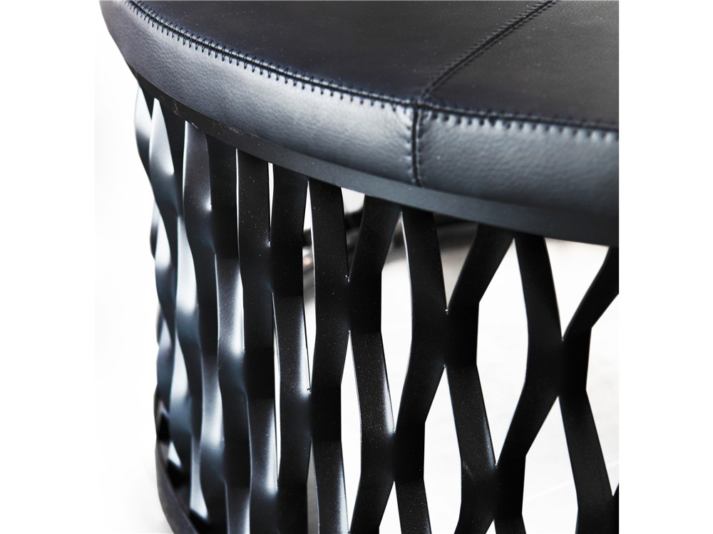 Steelo, stool, ottoman, extruded metal, Karl Andersson & Söner