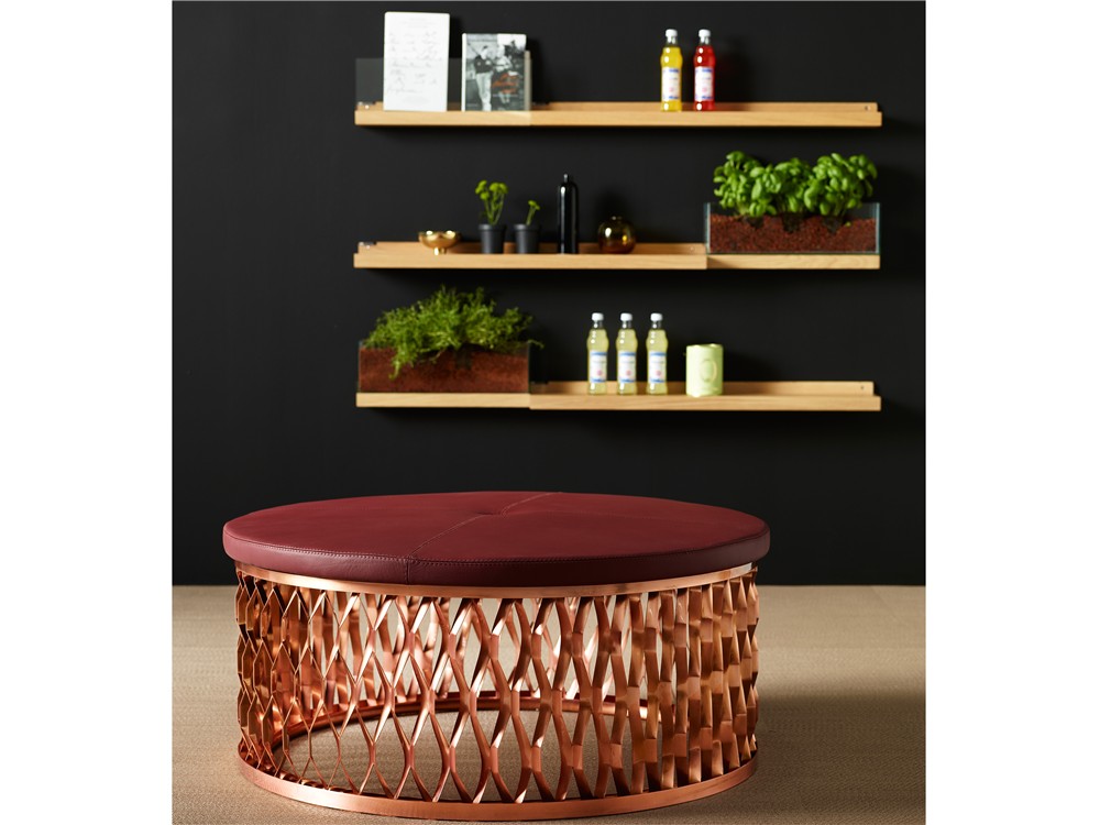 Steelo, stool, ottoman, extruded metal, Karl Andersson & Söner