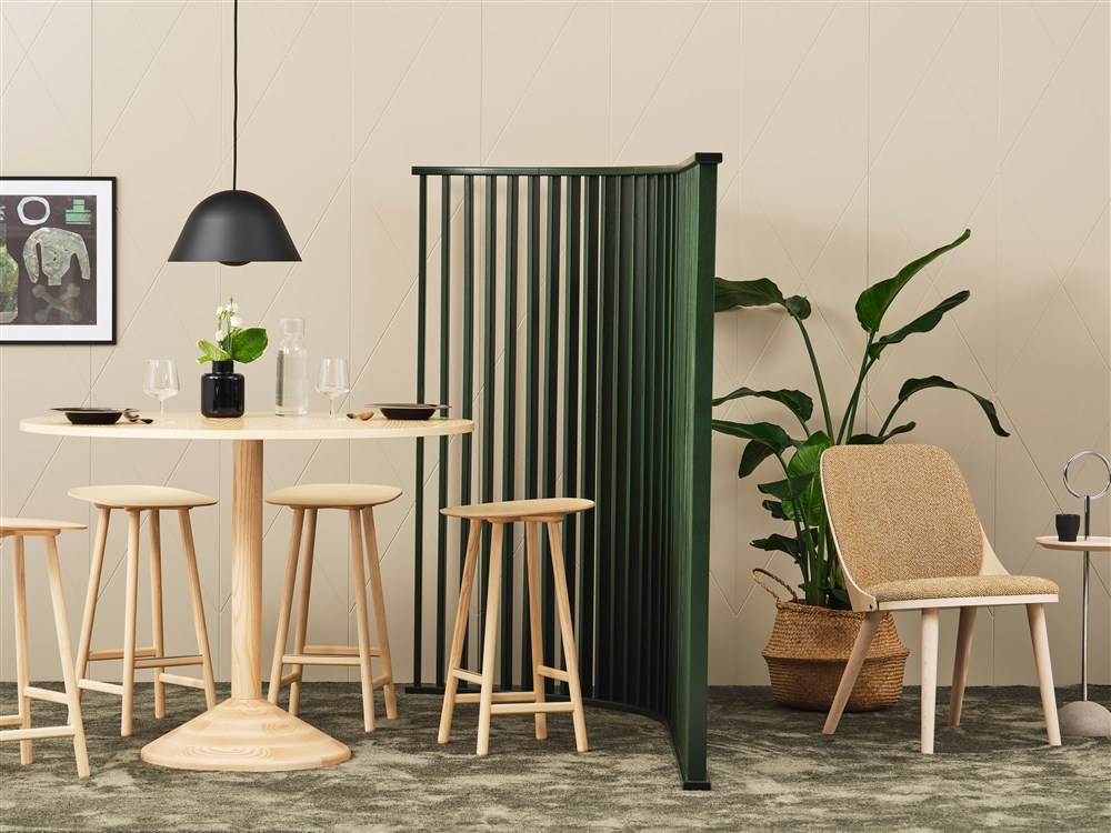 Shell, stool, wood, Karl Andersson Söner
