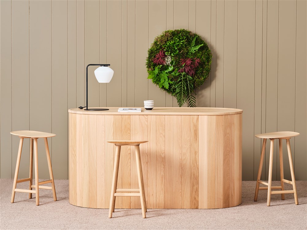 Shell, stool, wood, Karl Andersson Söner