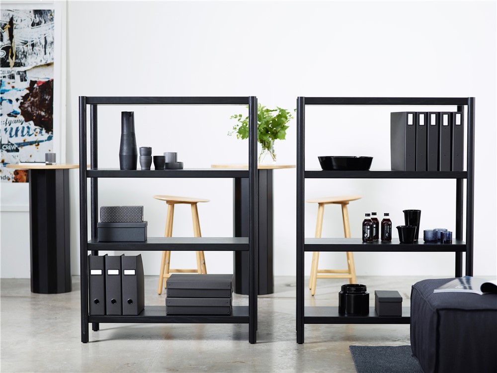 Cavetto, shelf, room divider, shelf without back, storage, cabinet, Karl Andersson Söner