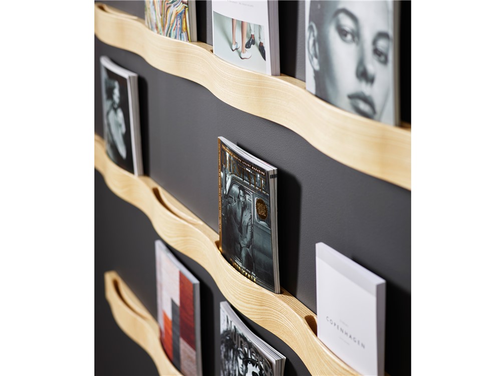 Svall, magazine shelf, display system, Karl Andersson & Söner