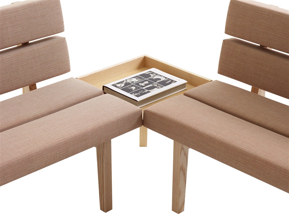 Kamon sofa, easy chair, bench, wood, Karl Andersson Söner