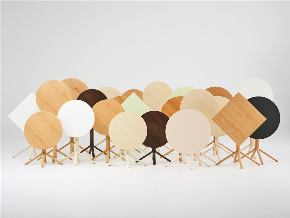 Peel folding table pedestal table Karl Andersson Söner