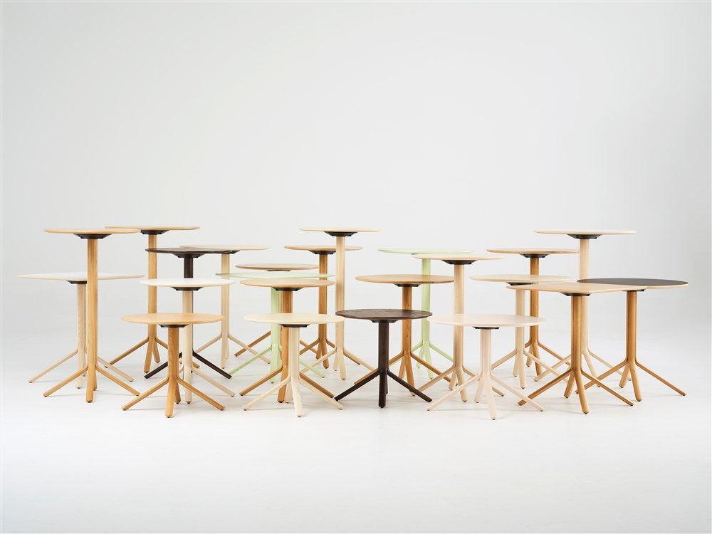 Peel folding table pedestal table Karl Andersson Söner
