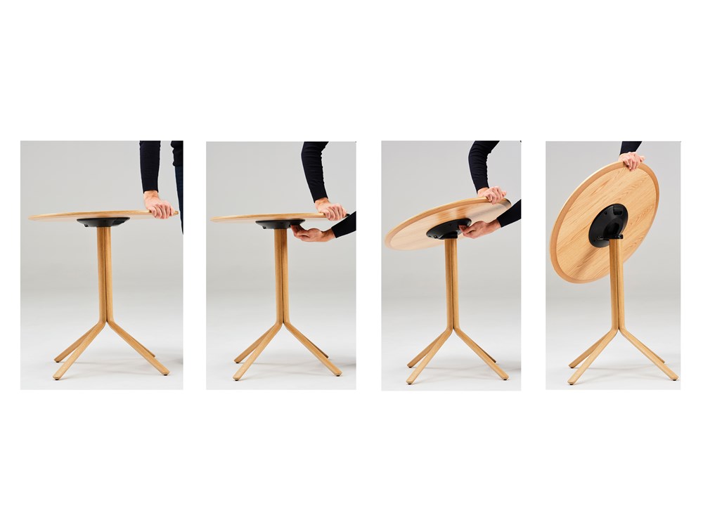 Peel folding table pedestal table Karl Andersson Söner