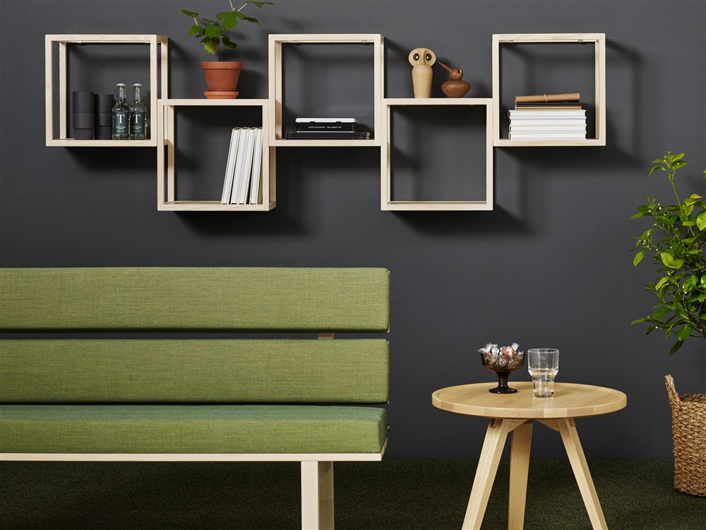 Cubebrick, shelf on wall, Karl Andersson Söner