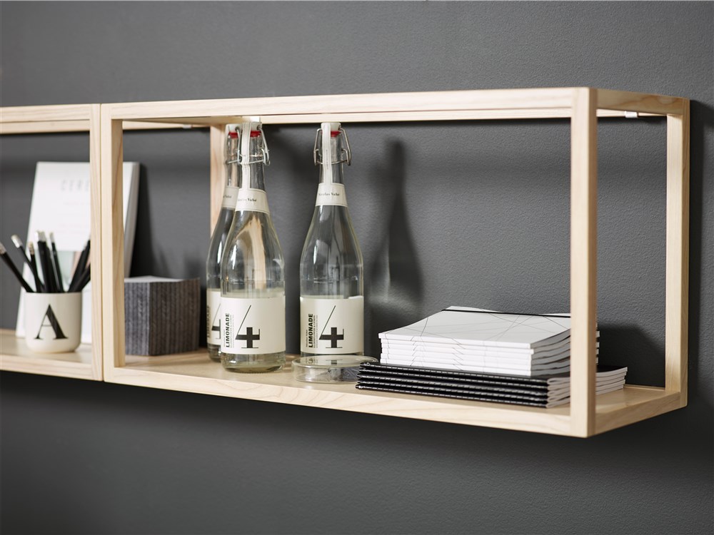 Cubebrick, shelf on wall, Karl Andersson Söner