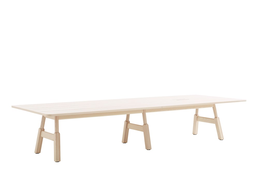 Woodwork table pedestal table community table conference table Karl Andersson Söner
