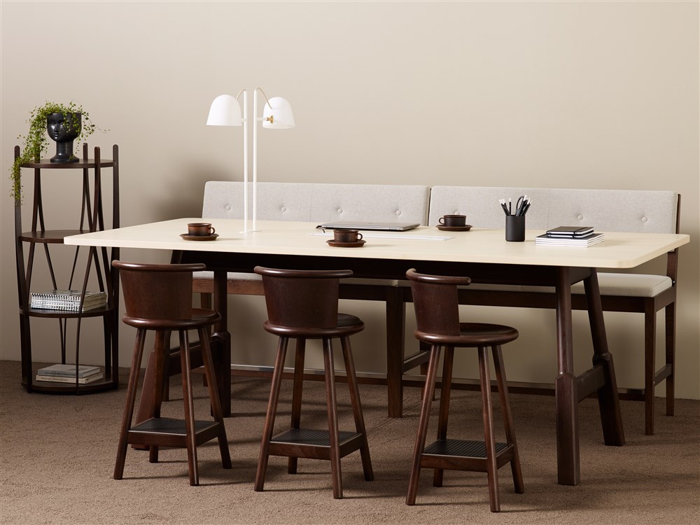 Woodwork table pedestal table community table conference table Karl Andersson Söner