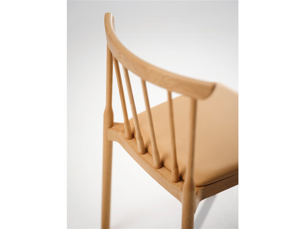 Taverna chair wood stackable upholstred wooden seat Karl Andersson Söner