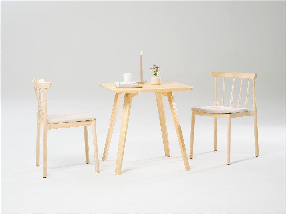 Taverna chair wood stackable upholstred wooden seat Karl Andersson Söner