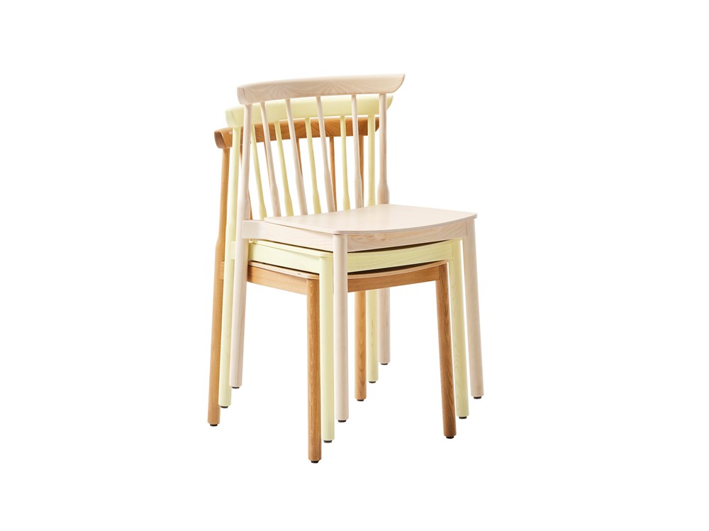 Taverna chair wood stackable upholstred wooden seat Karl Andersson Söner