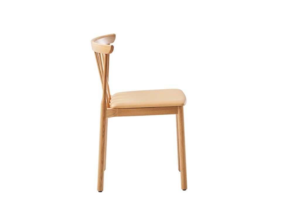 Taverna chair wood stackable upholstred wooden seat Karl Andersson Söner