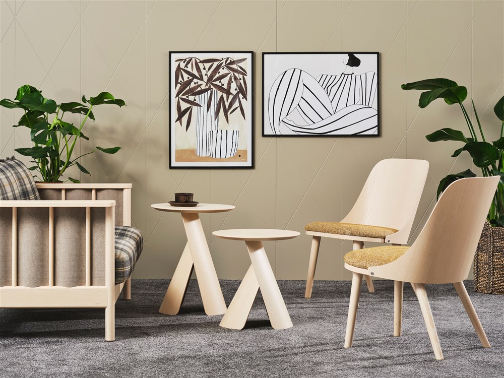 Hito sofa table moulded solid wood Karl Andersson Söner