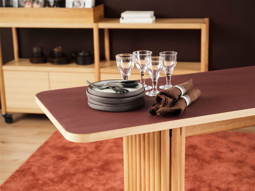 Opera conference table bar height pedestal table community table Karl Andersson Söner