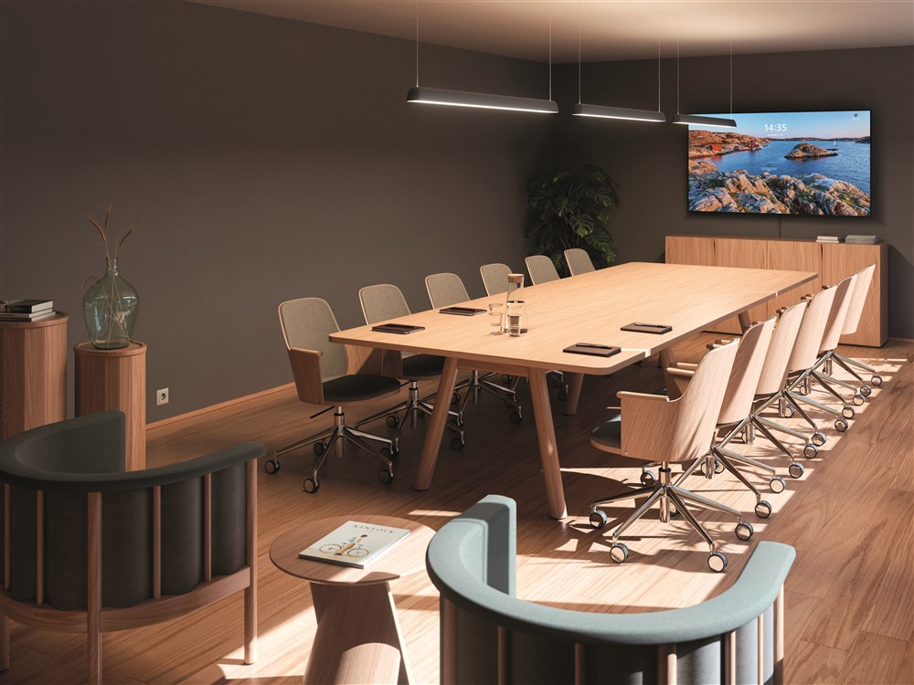 Woodwork Light conference table, dining table community table, bar table Karl Andersson Söner