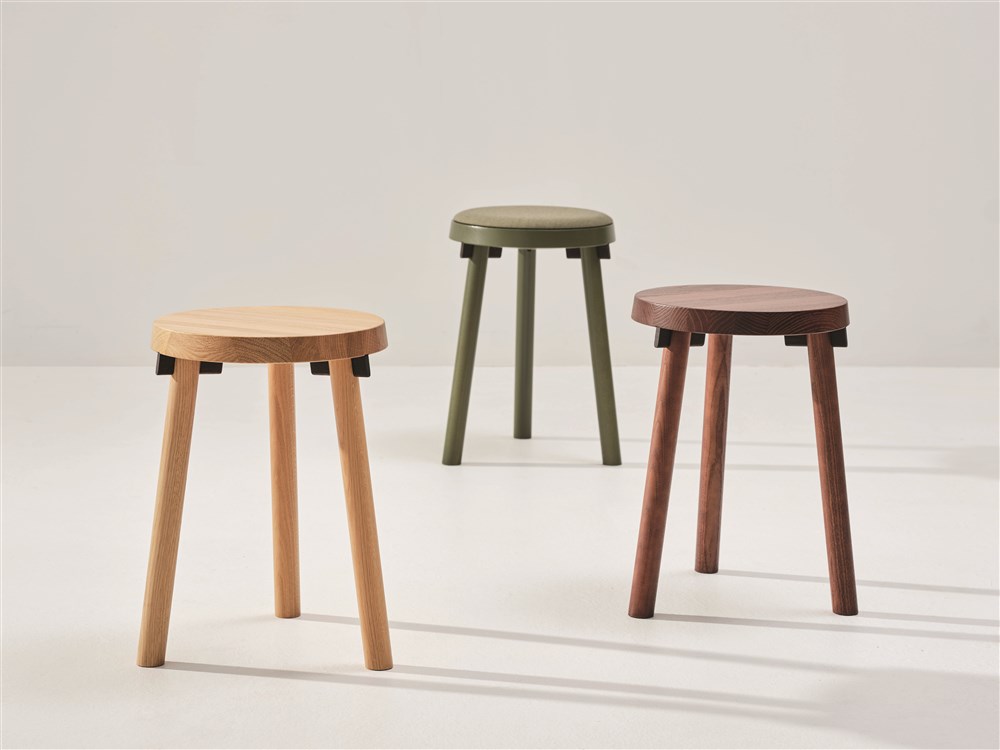 stool solid wood left over wood Karl Andersson Söner