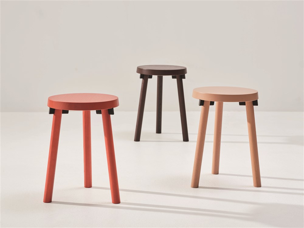 stool solid wood left over wood Karl Andersson Söner