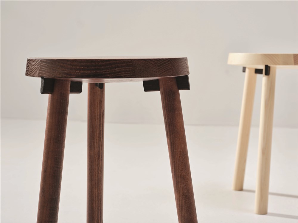 stool solid wood left over wood Karl Andersson Söner