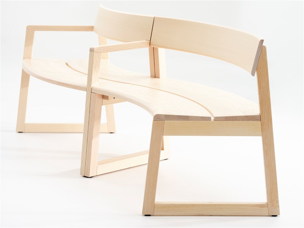 Meander bänk soffa rak 45 grader 90 grader Karl Andersson Söner