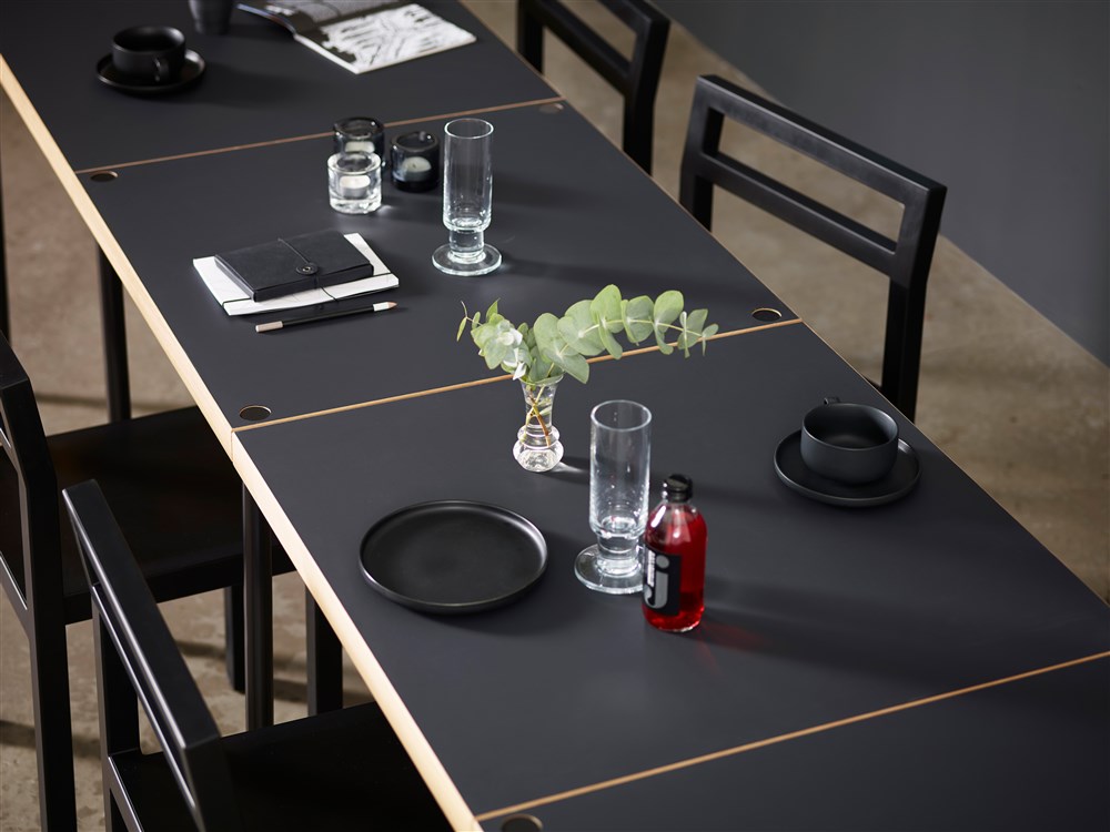 Kanecct bord, kopplingsskivor, iläggsskivor, Karl Andersson & Söner