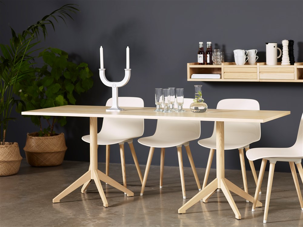 Locus, pedestal table, table, conference table, dining table, sofa table, wood, Karl Andersson Söner