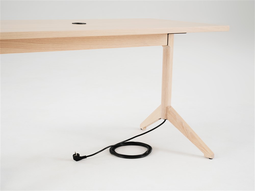 Locus, pedestal table, table, conference table, dining table, sofa table, wood, Karl Andersson Söner